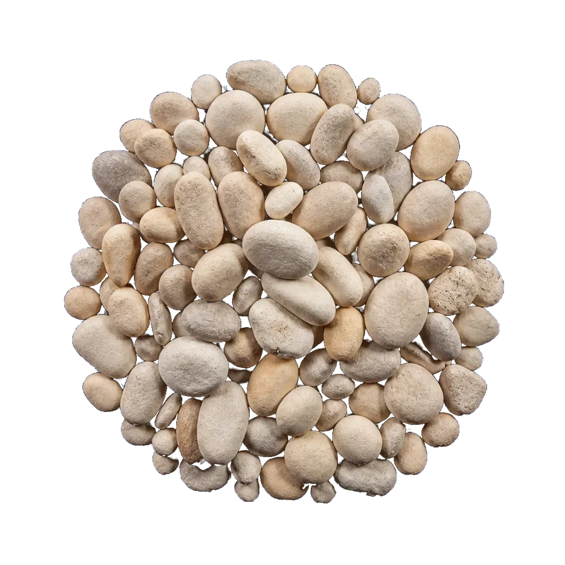 Close grade detail of pebble gravel