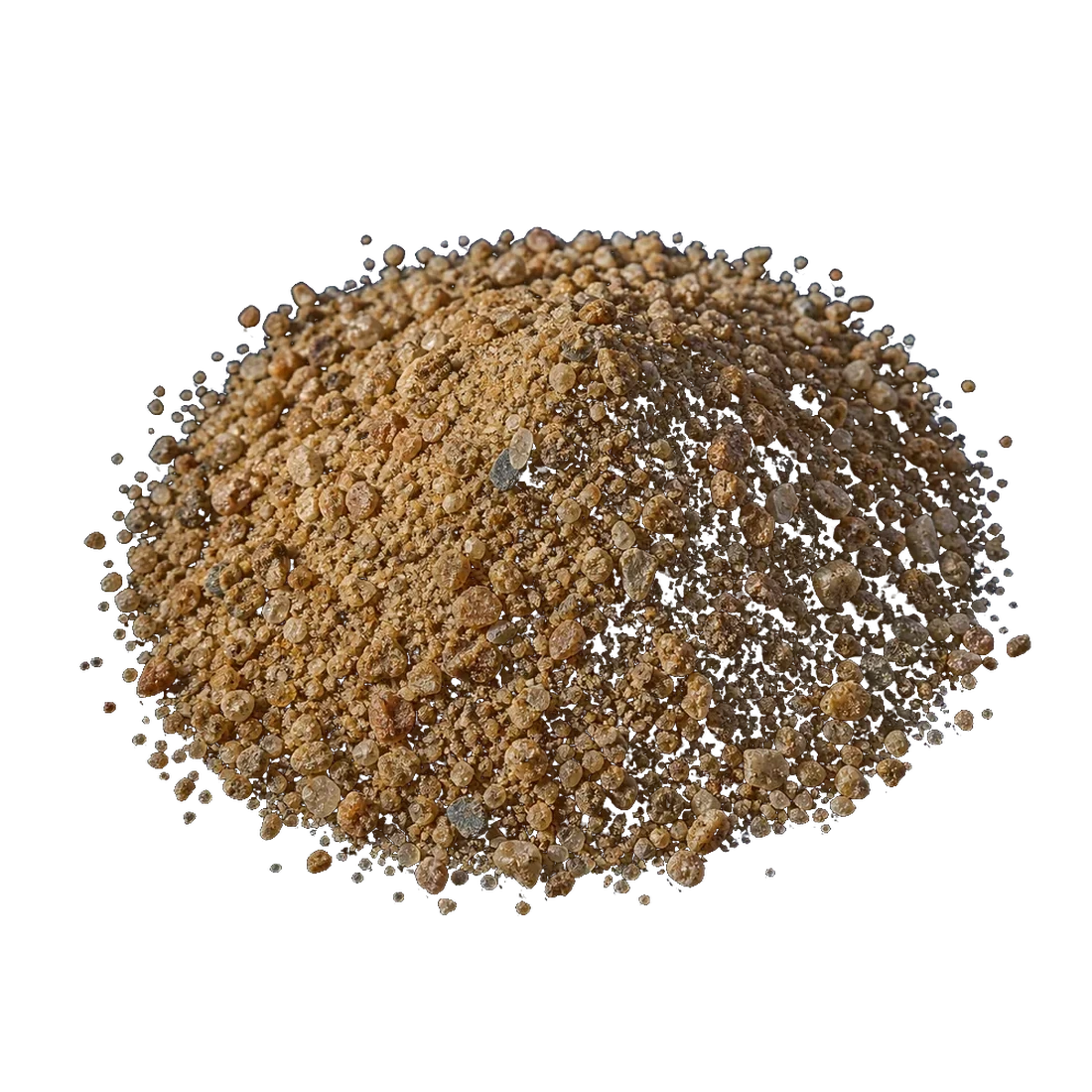 Close texture study of sharp sand